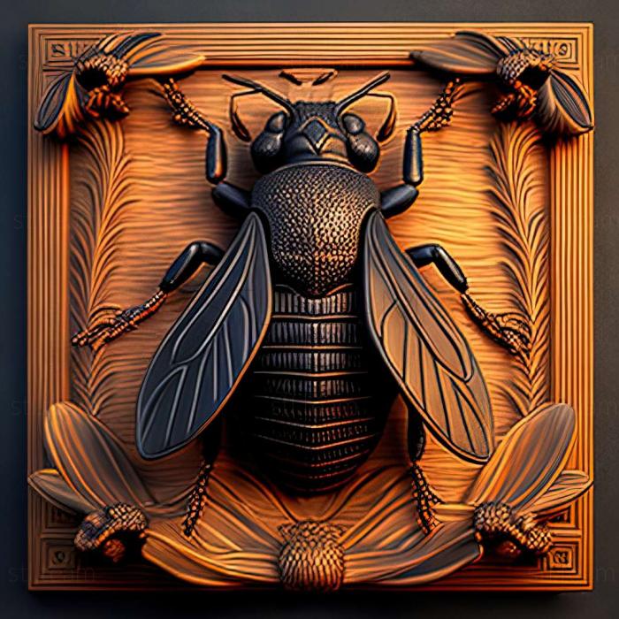 3D модель Nicrophorus confusus (STL)